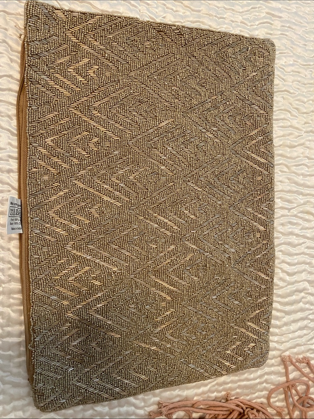 Woven Geometric Accent Pillow Cover 13x19